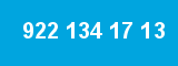 922 134 17 13